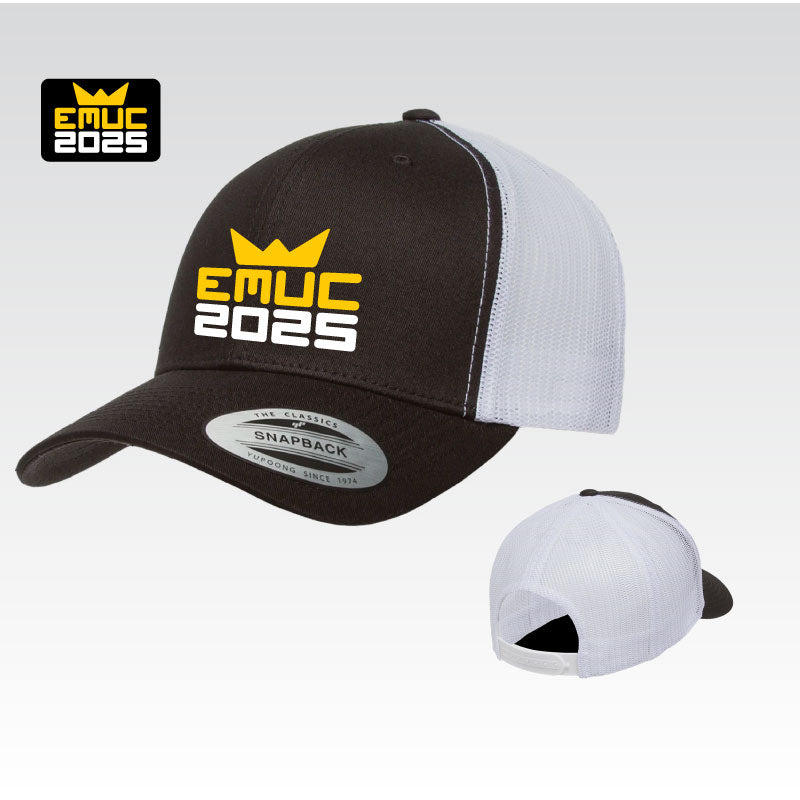 EMUC 2025 BLACK TRUCKER CAP