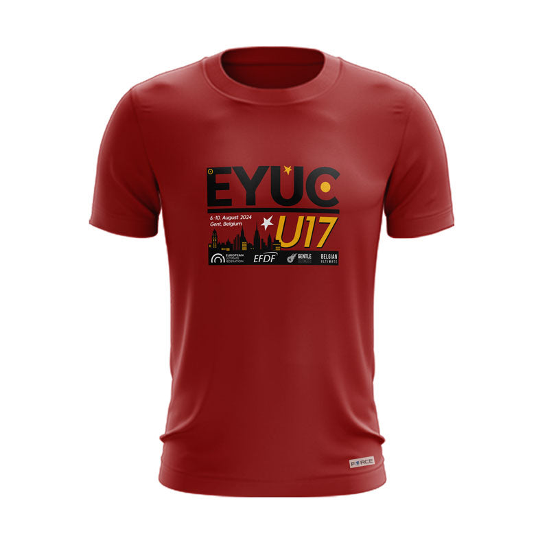 MAILLOT MANCHES COURTES ROUGE EYUC 2024