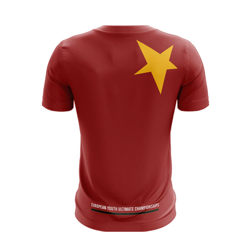 MAILLOT MANCHES COURTES ROUGE EYUC 2024