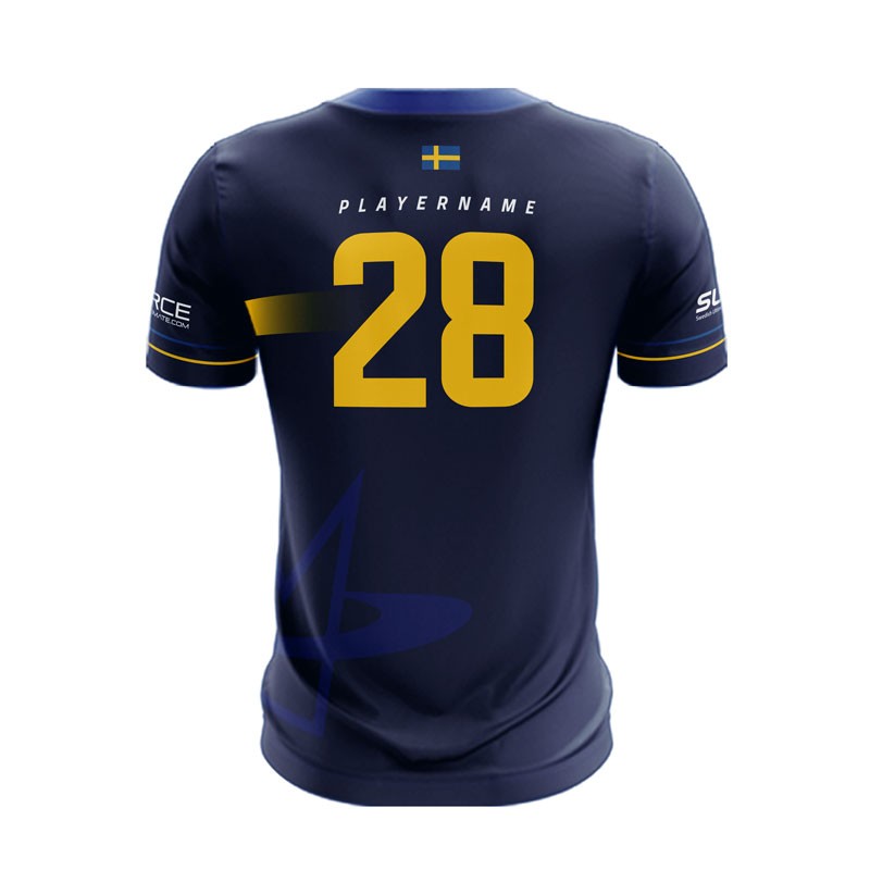 MAILLOT MANCHES COURTES BLEU SWEDEN ULTIMATE