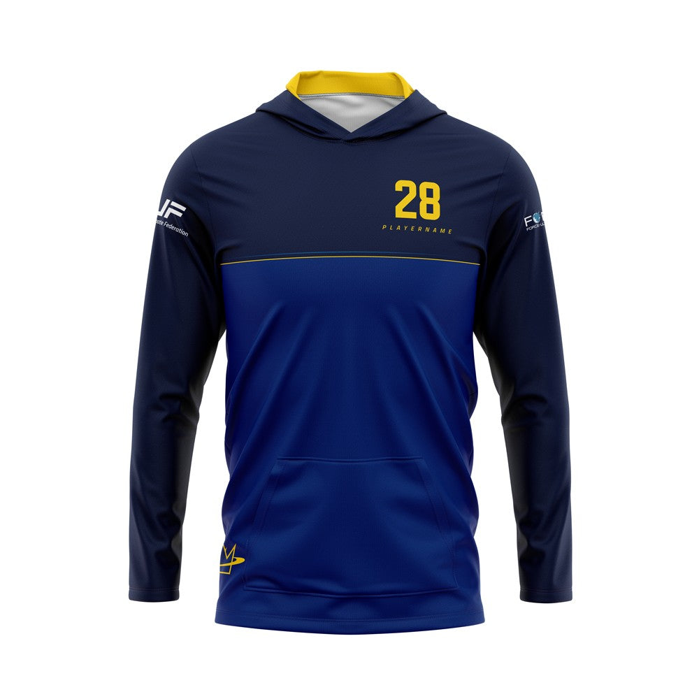 SWEAT À CAPUCHE SOLAIRE BLEU SWEDEN ULTIMATE