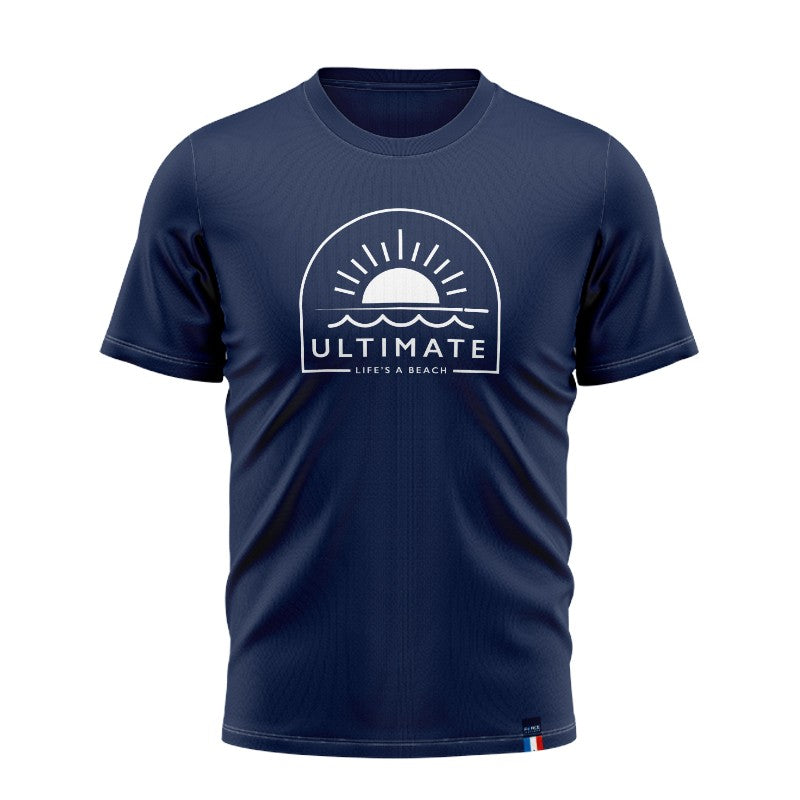 LIFE'S A BEACH NAVY CASUAL TEE