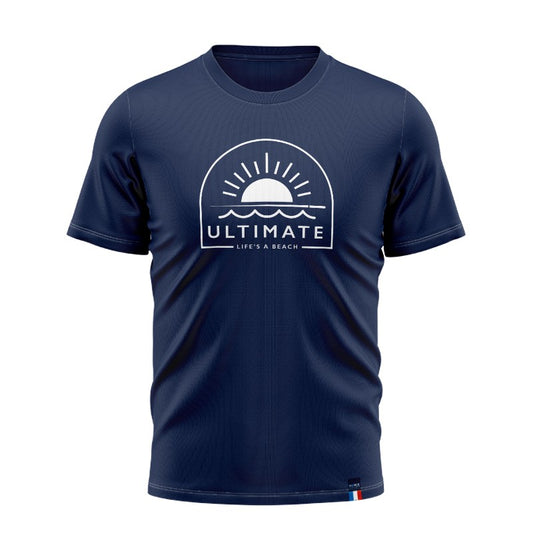 LIFE'S A BEACH NAVY CASUAL TEE
