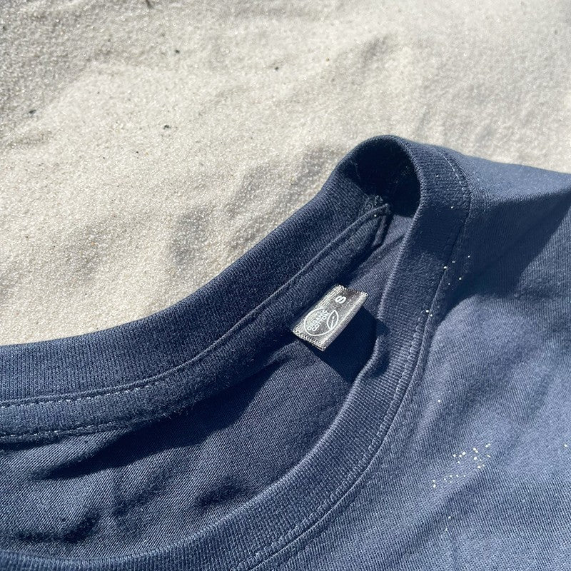 LIFE'S A BEACH NAVY CASUAL TEE