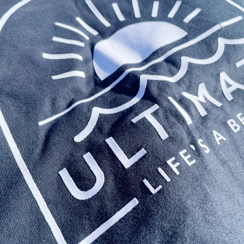 LIFE'S A BEACH NAVY CASUAL TEE