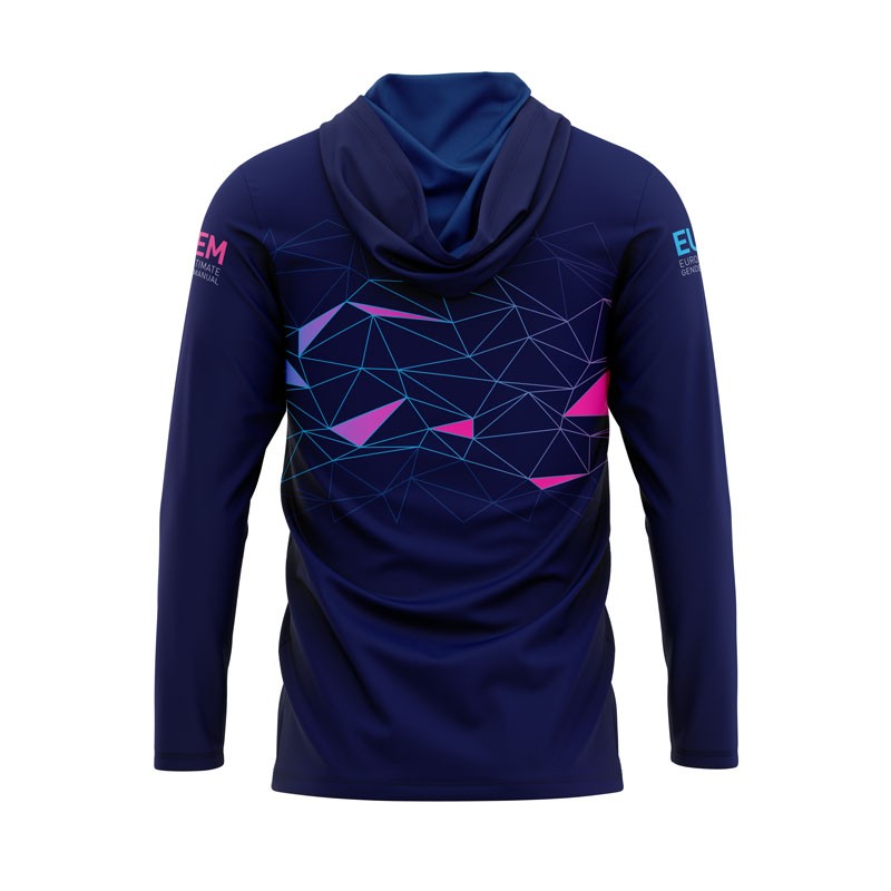 SWEAT CAPUCHE SOLAIRE MARINE EUCF 2022
