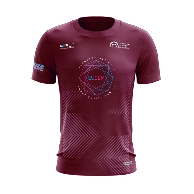 MAILLOT MANCHES COURTES BORDEAUX EUGEM EUCF 2022