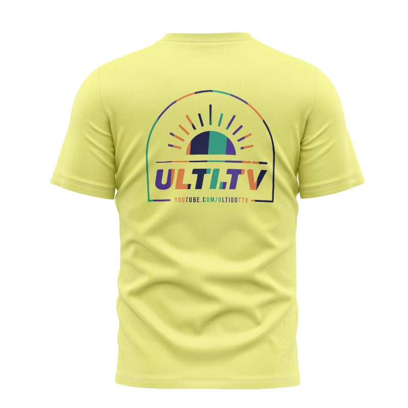 T-SHIRT ULTI.TV JAUNE