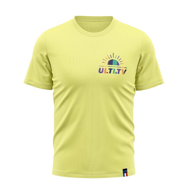 T-SHIRT ULTI.TV JAUNE