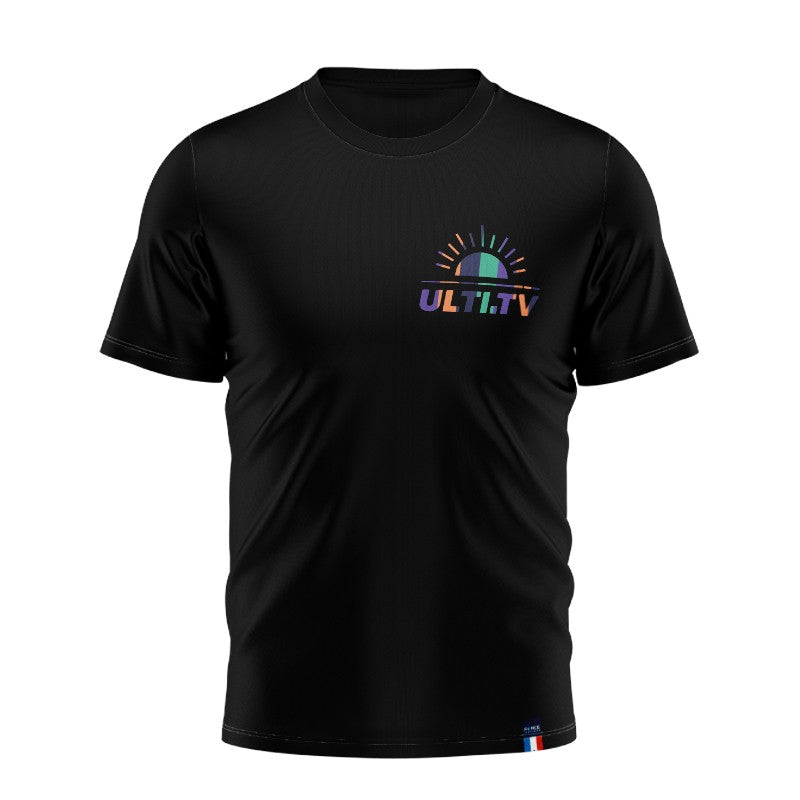 T-SHIRT ULTI.TV NOIR
