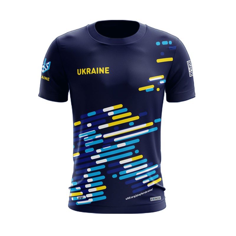 PLAY FOR UKRAINE SS DARK JERSEY