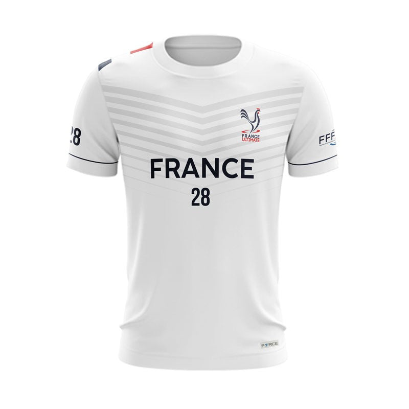 MAILLOT MANCHES COURTES FRANCE ULTIMATE BLANC (FFFD)