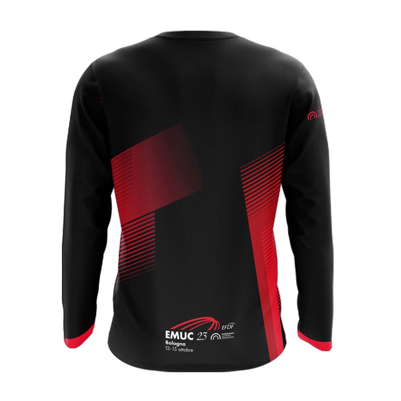 MAILLOT MANCHES LONGUES NOIR EMUC 2023