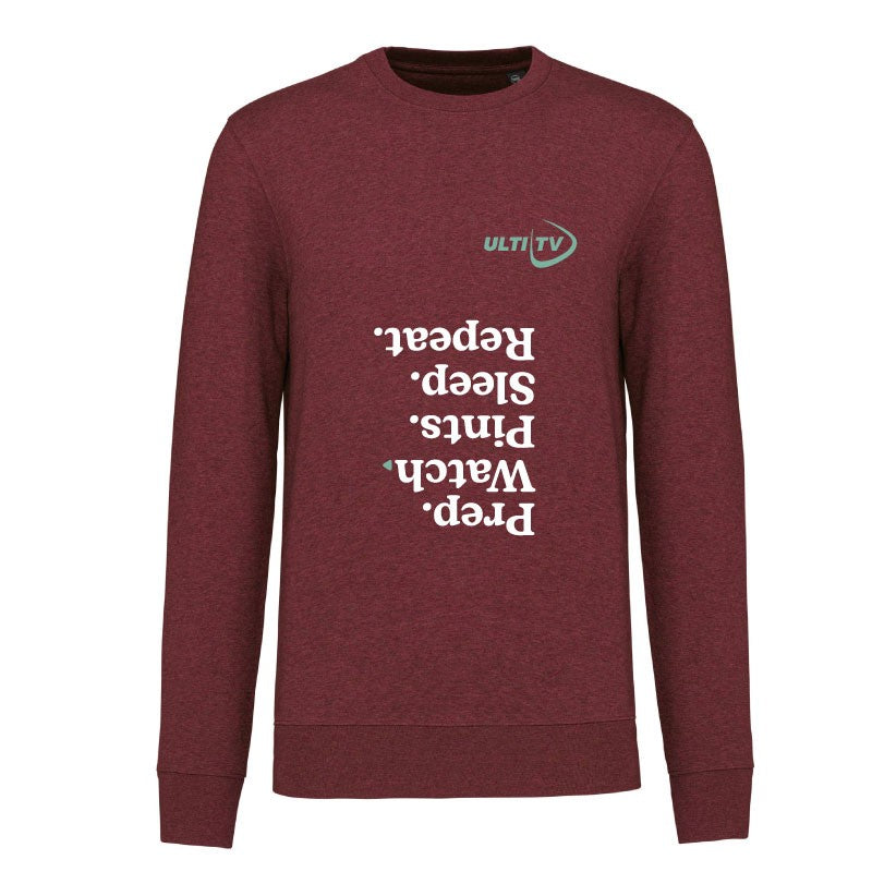 SWEAT-SHIRT ULTI.TV BORDEAUX