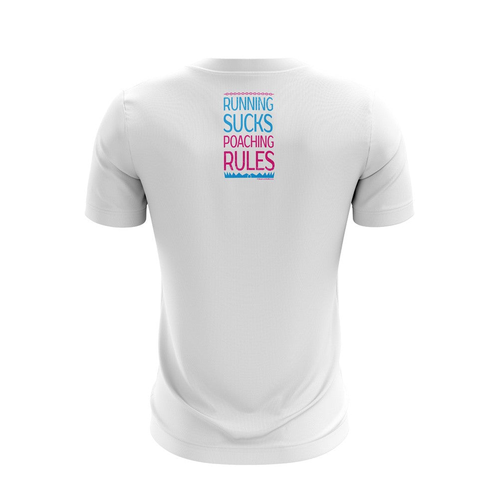 WHITE RUNNING SUCKS SHORT SLEEVES JERSEY
