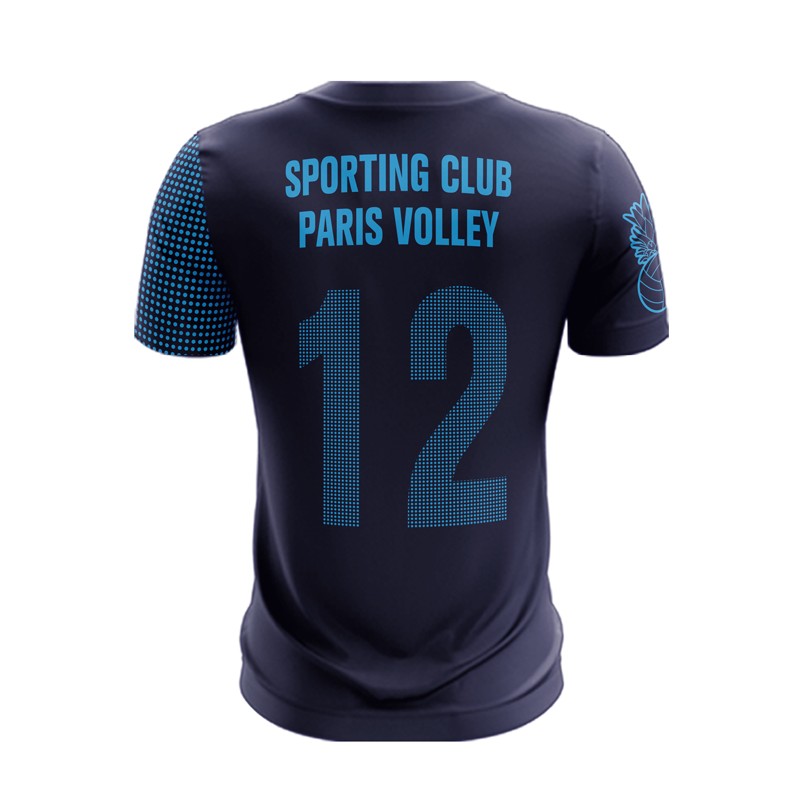 MAILLOT MANCHES COURTES SPORTING CLUB PARIS VOLLEY