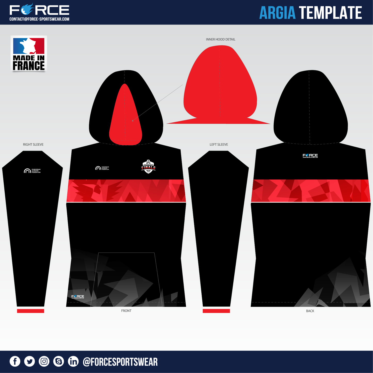 EUCF 2025 DARK ARGIA (SUN HOODIE)