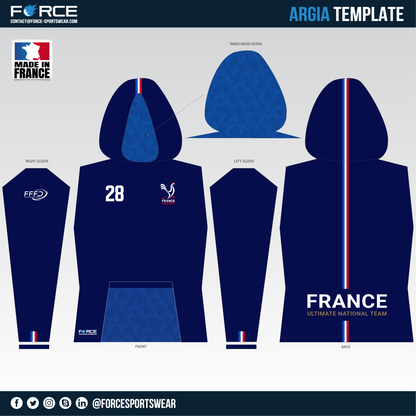 FRANCE ULTIMATE DARK ARGIA (SUN HOODIE)