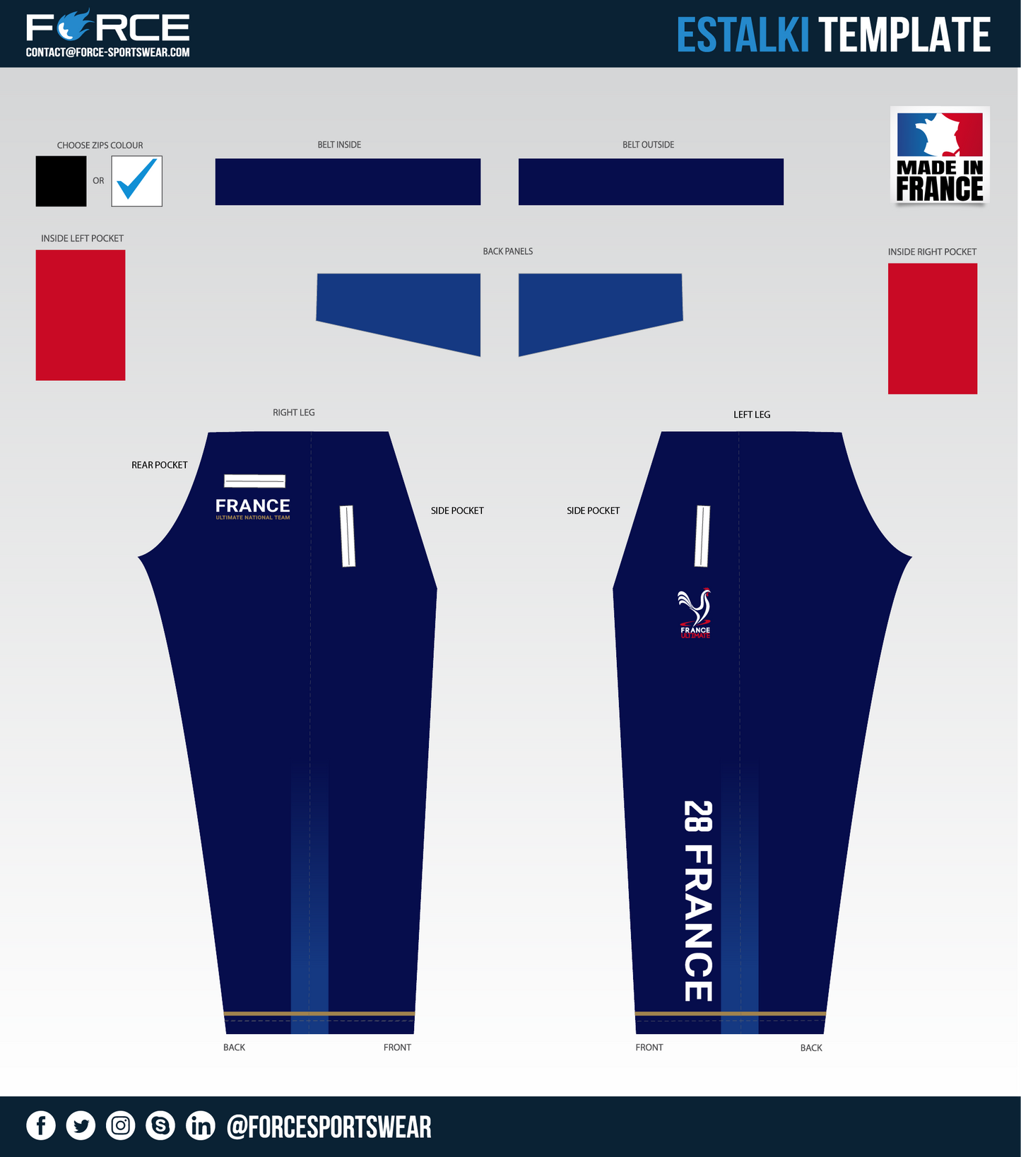 FRANCE ULTIMATE KOMBINAZOA (TRACKSUIT ENSEMBLE)