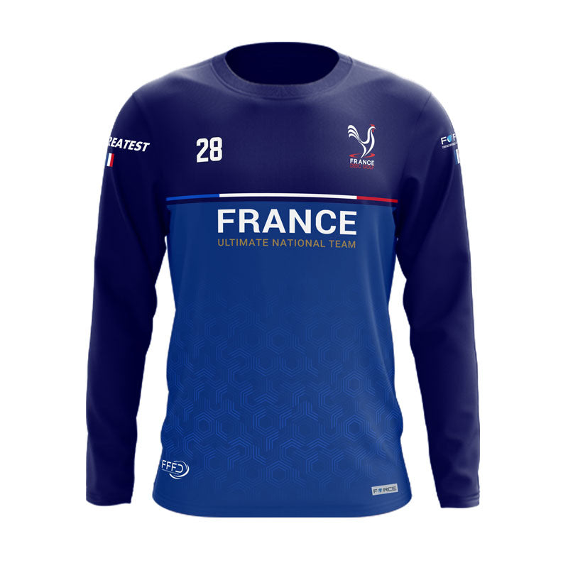 FRANCE ULTIMATE LONG SLEEVES DARK JERSEY