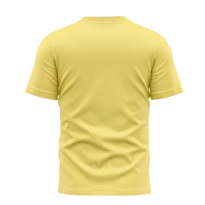 LIFE'S A BEACH PALE YELLOW CASUAL TEE
