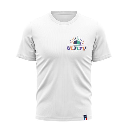 T-SHIRT CASUAL BLANC ULTI.TV