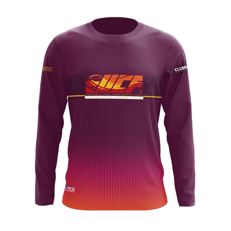 Maillot EUCF 2023 Violet manches longues